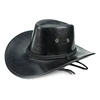custom men western leather cowboy hat