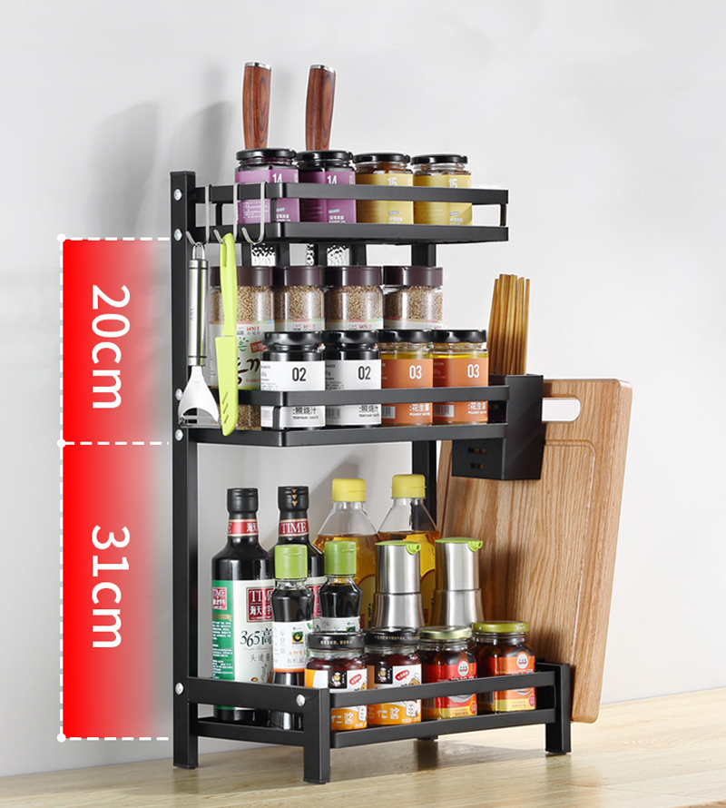 Factory Direct Sale Multifunctional Box Spice Seasoning Storage Rack