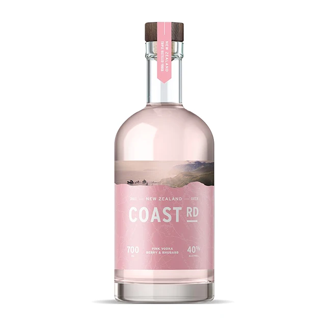 Coast Road Pink Vodka Wholesale Fine Tasting Household Custom Mix Alcohol Drink Manufacturer