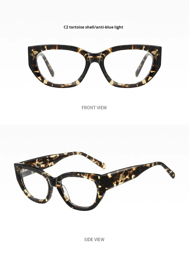 Blue Light Blocking Women's Optical Eyeglass Frames Luxury Style_voghion.com