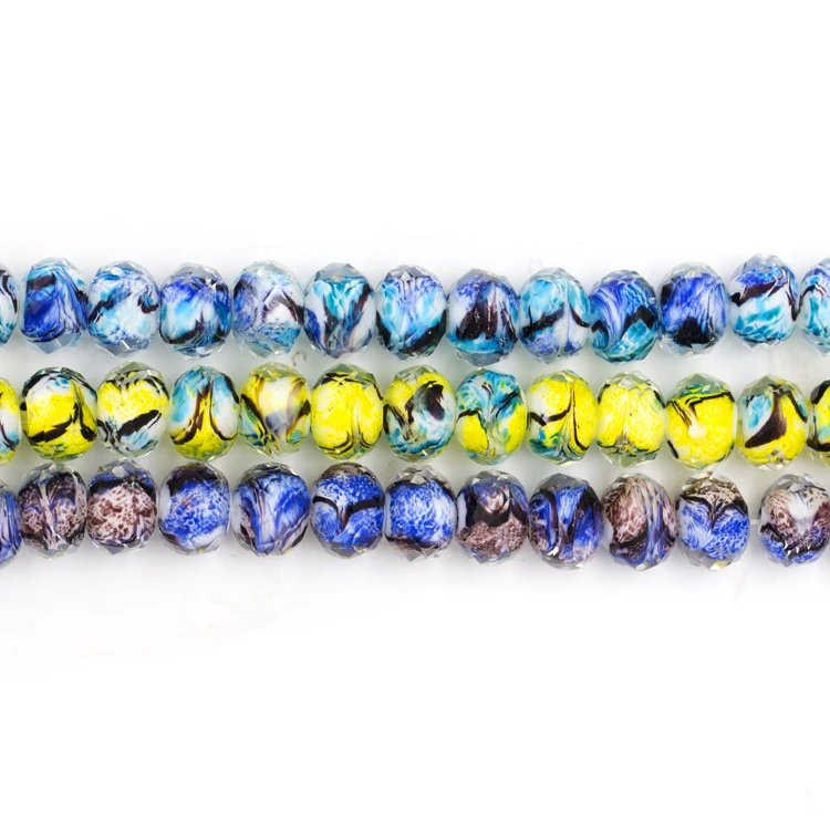 Wholesale Mix Color 12x8mm Crystal Beads In Bulk Murano Lampwork Glass