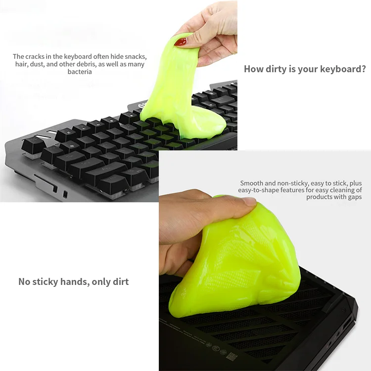 160g 200g Car Super Sticky Jelly Universal Keyboard Dust Cleaner