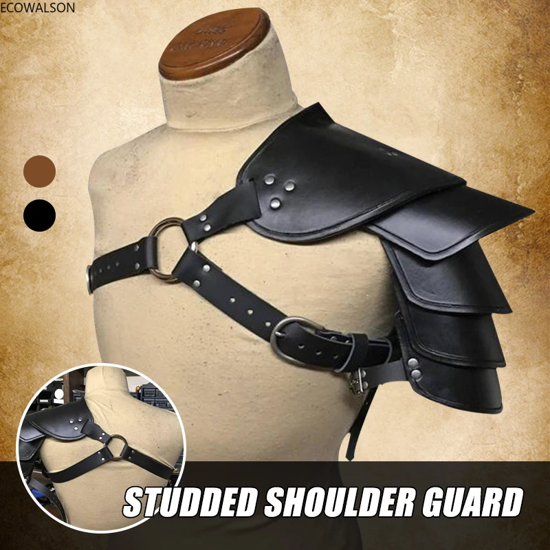 Medieval Single Shoulder Armor Gladiator Samurai Knight Pauldrons ...