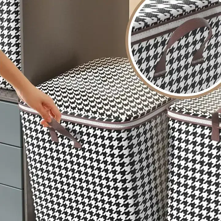 Thousand Bird Grid Nonwoven Quilted Bag Large 110l/140l/180l Home