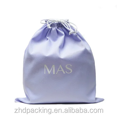 
Blue Herringbone String Fabric Drawstring Packaging Bag 