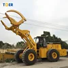 TIDER chinese high quality 25 ton log loader with trailer