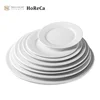 Hosen Manufacturer Restaurant Hotel White Porcelain Dinnerware Plate, Custom Wholesale Bulk Wedding Ceramic White Dinner Plate~