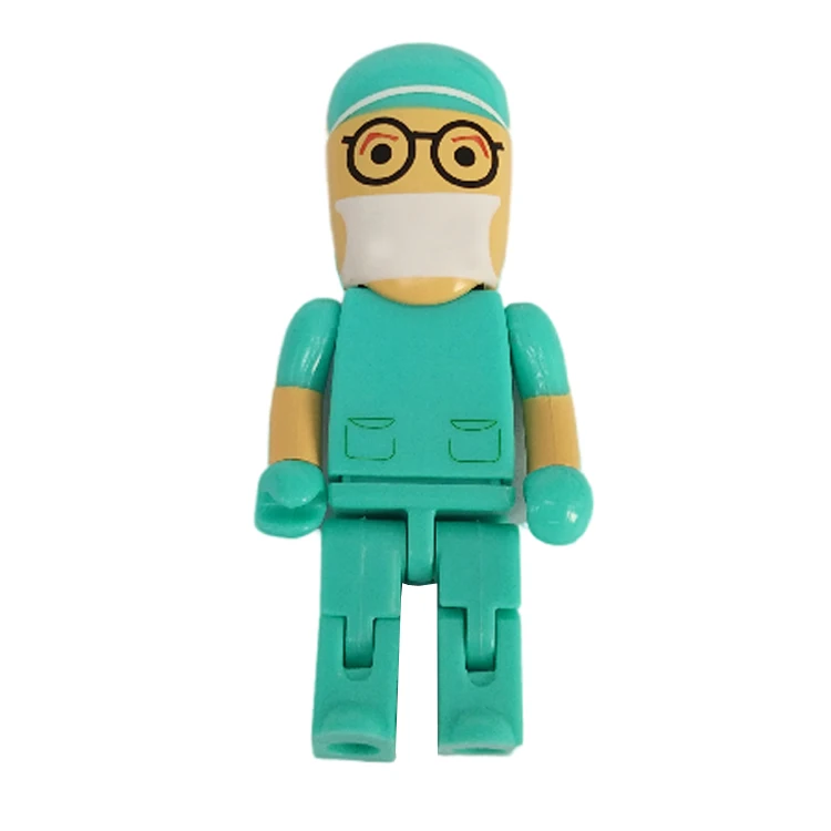Wholesale Hospital Gift Memory Stick Cartoon Doctor Nurse Usb Flash Drive 2GB 4GB 8GB 32GB 64GB 16GB Pen Drive Memorias Pendrive - ANKUX.COM