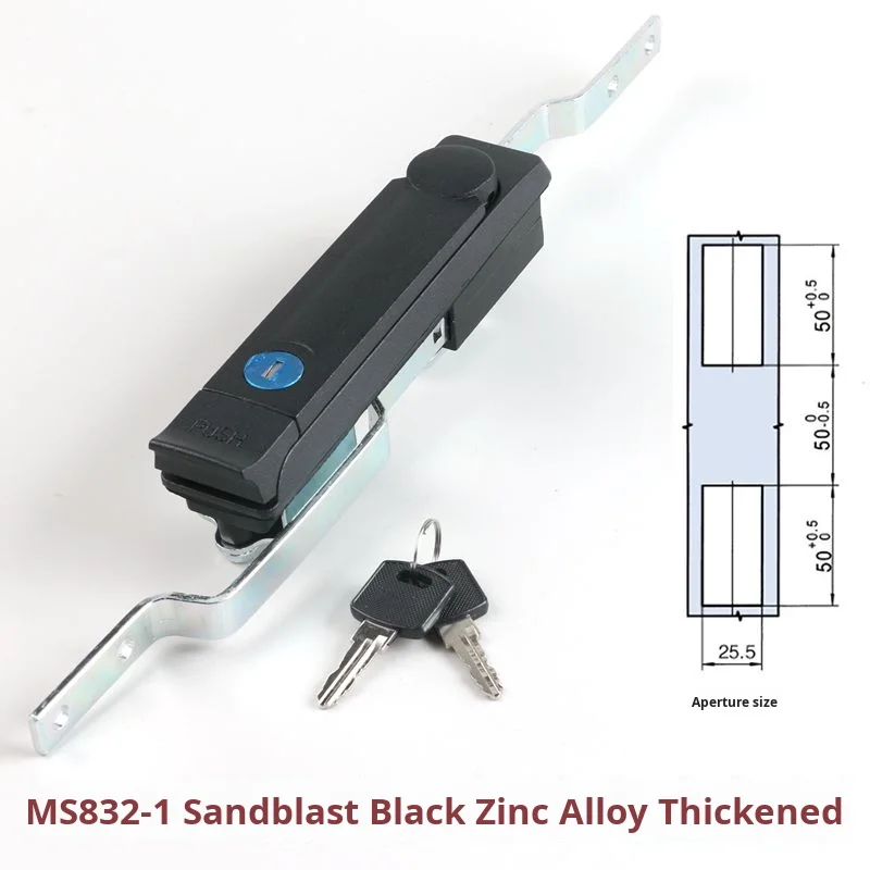 Cabinet Locks MS832-1 MS833-1 Sky Ground Handle Rotation Type Electrical Box Door Locks for Decorations Cut Processing manufacture