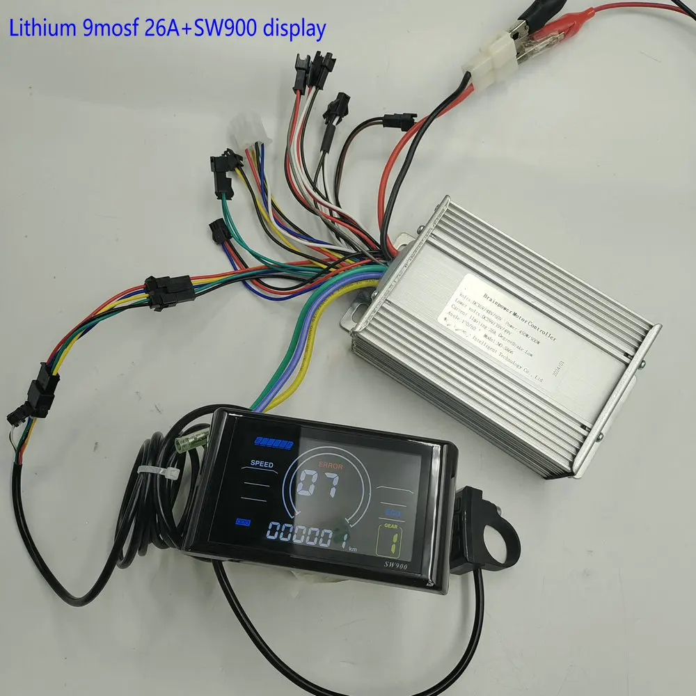 Lcd Display Sw900+9 Mosfet Controller 36v48v60v26a 400w500w Lithium ...