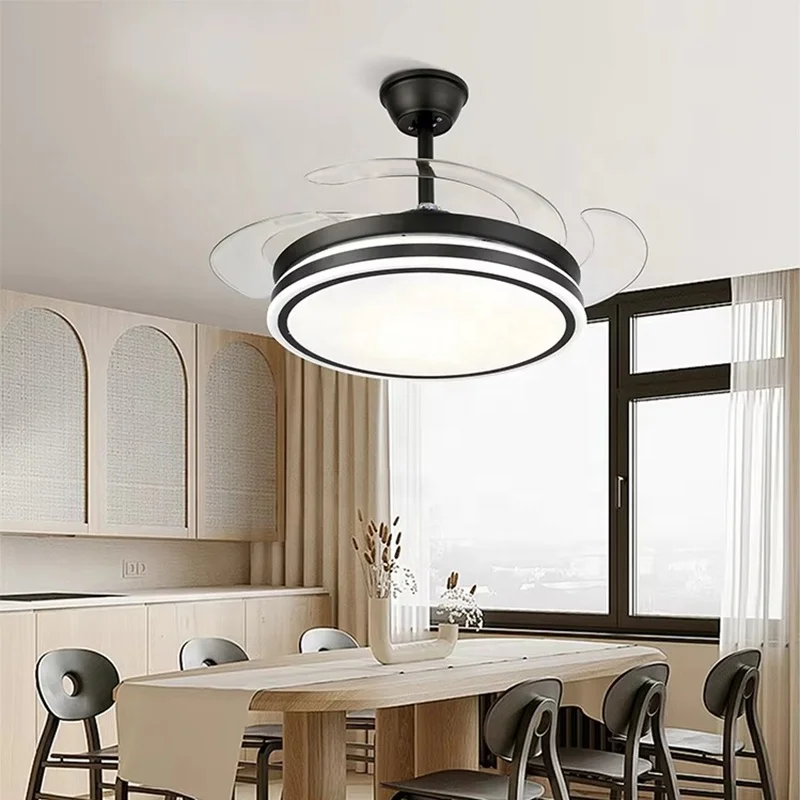 Ceiling Fan, LED, Iron + Splint - detail 14
