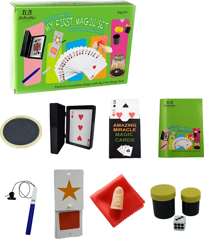 Green Magic Box For Beginner Age 6 And Up Included 7 Classic Magical