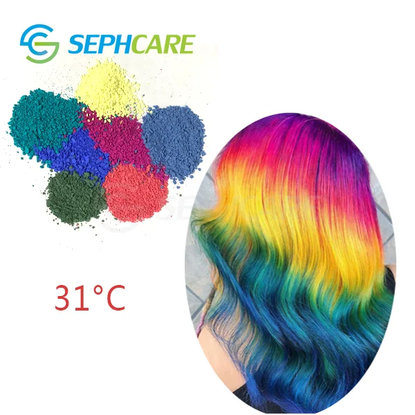 Sephcare Temperature Heat Sensitive Color Changing Pigment Thermochromic Pigment Hair Dye Buy