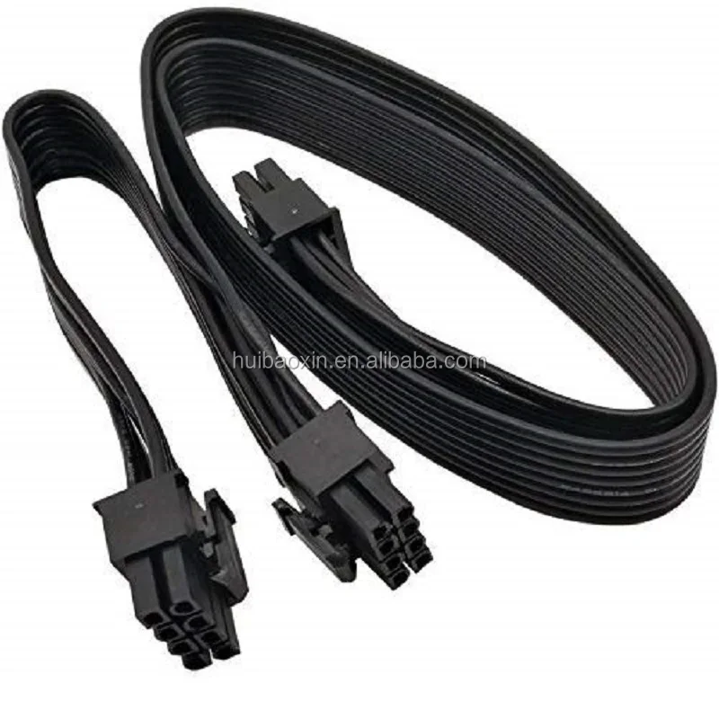 Pcie Gpu Power Cable Pcie 8pin 6+2 Pin To Dual 8pin 6+2 Pin Cable Buy Gpu Pcie Cable,Pcie Gpu