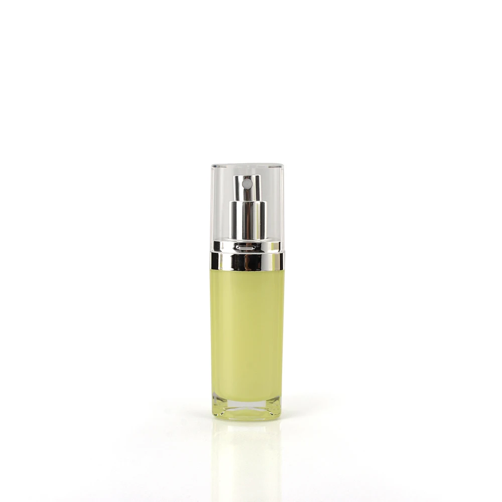Plastic Plating Round Small Cosmetic Containers Cosmetic Packaging Environment Protection