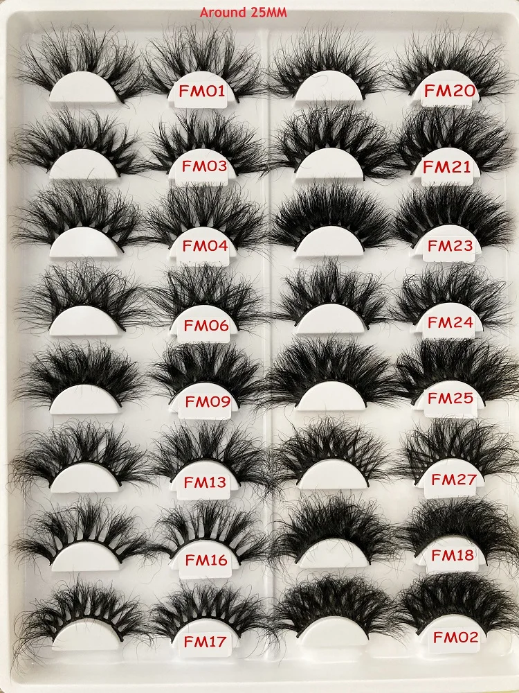 New eyelashes book case custom logo black boxes for mink eyelashes empty 5 pairs pink purple paper lash books