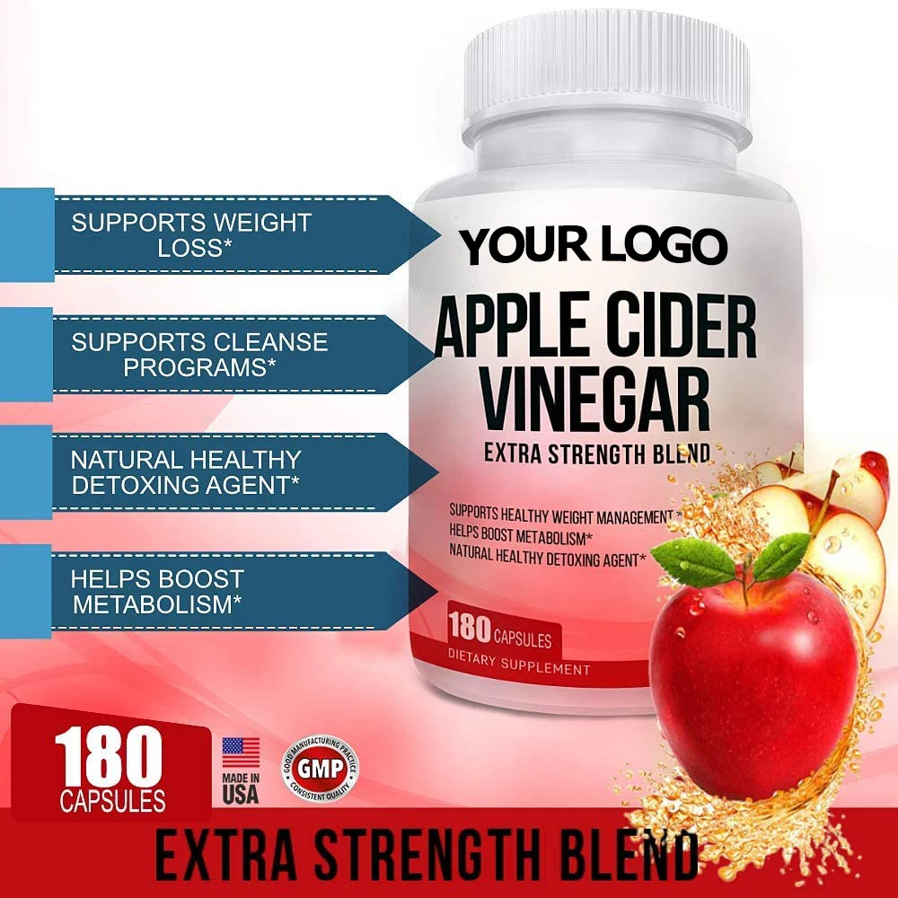 Private Label Vegan Vitamin C Apple Cider Vinegar Chewable Tablets For