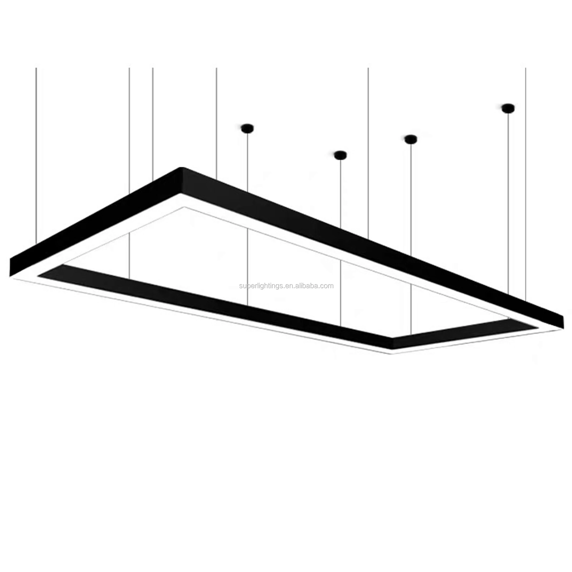 L15A led architecture lighting system design solution international project chain linear light fixture pendant lamp chandelier