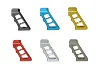 AR SKELETONIZED REAR P STYLE GRIP, ANODIZED ALUMINUM, BLACK/RED/BLUE/GLOD/SILVER/TAN