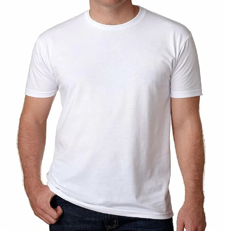 China Wholesale Cheap Bulk Plain White T Shirts Men High Quality Short ...