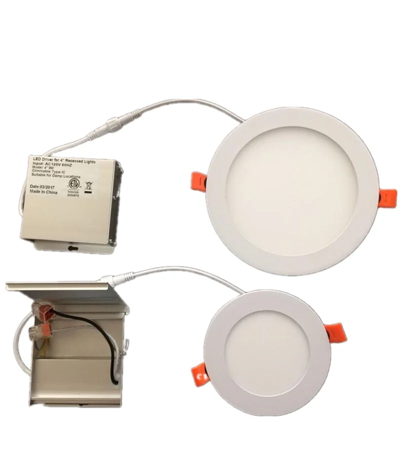 Cost down cct changeable ETL(5004879) 9W 12W 15W 18w 24w Round Recessed office Led Ceiling Panel light