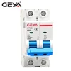 GEYA GYM1 Din Rail 2Poles C63 Miniature Circuit Breaker / MCB Double Poles AC DC DZ47 China Manufacturer OEM MCB