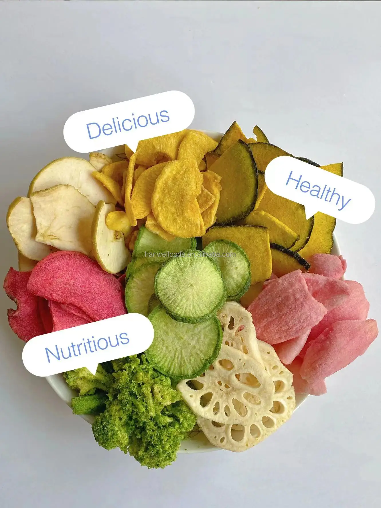 Healthy snacks dried fruit high end fruit and vegetable food mixed vegetables chips supplier