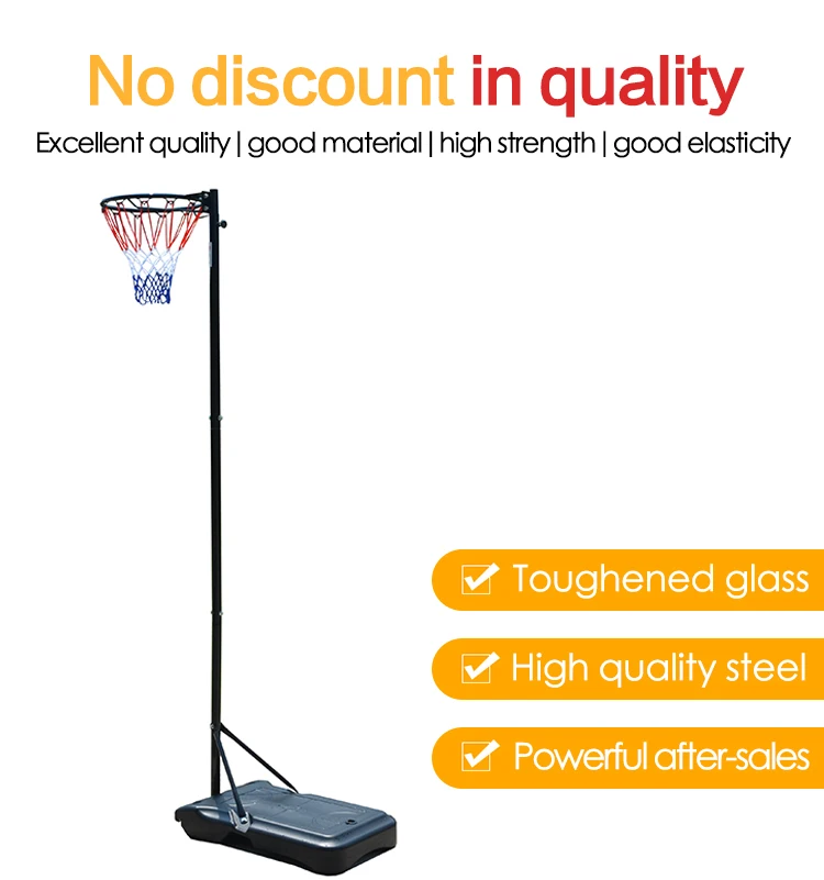 Wholesale Sports Equipment Basketball Hoop Netball Stand Without