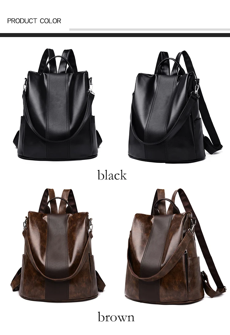 product-GF bags-mochilas 2020 New high quality leather backpacks women fashion shoulder bags high ca