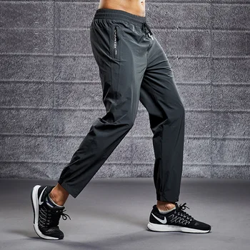 black baggy track pants