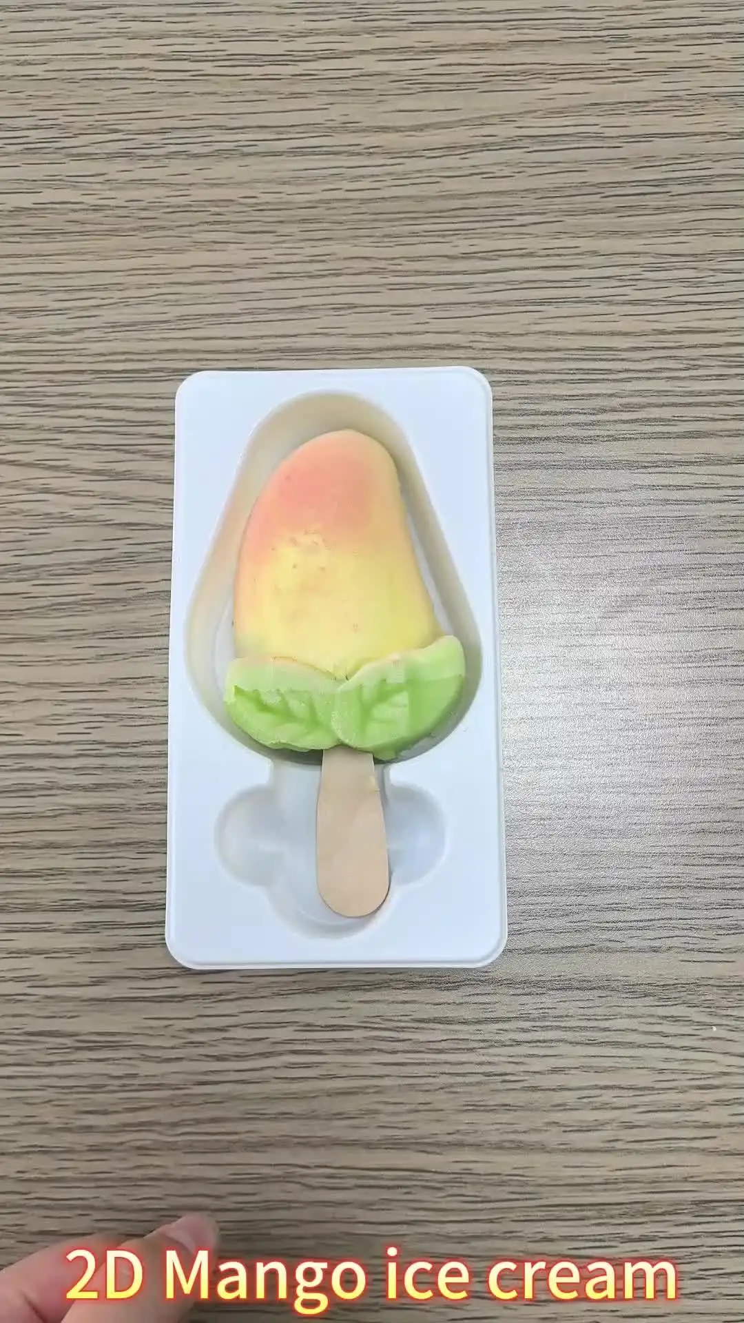 中国産卸売新入荷マンゴーアイスクリームバッグ型リアルフルーツ風味