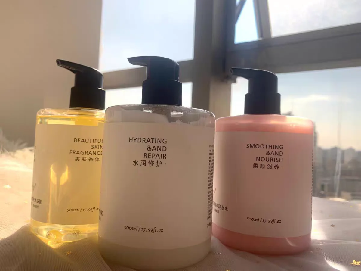 Oem China 500ml Niacinamide Hydration Whitening Body Wash Shower Gel