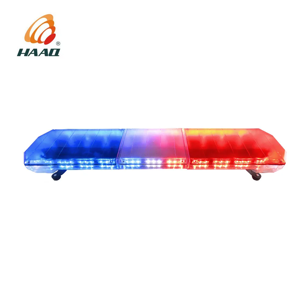 108w red and blue police led warning emergency full size light bars for vehicle