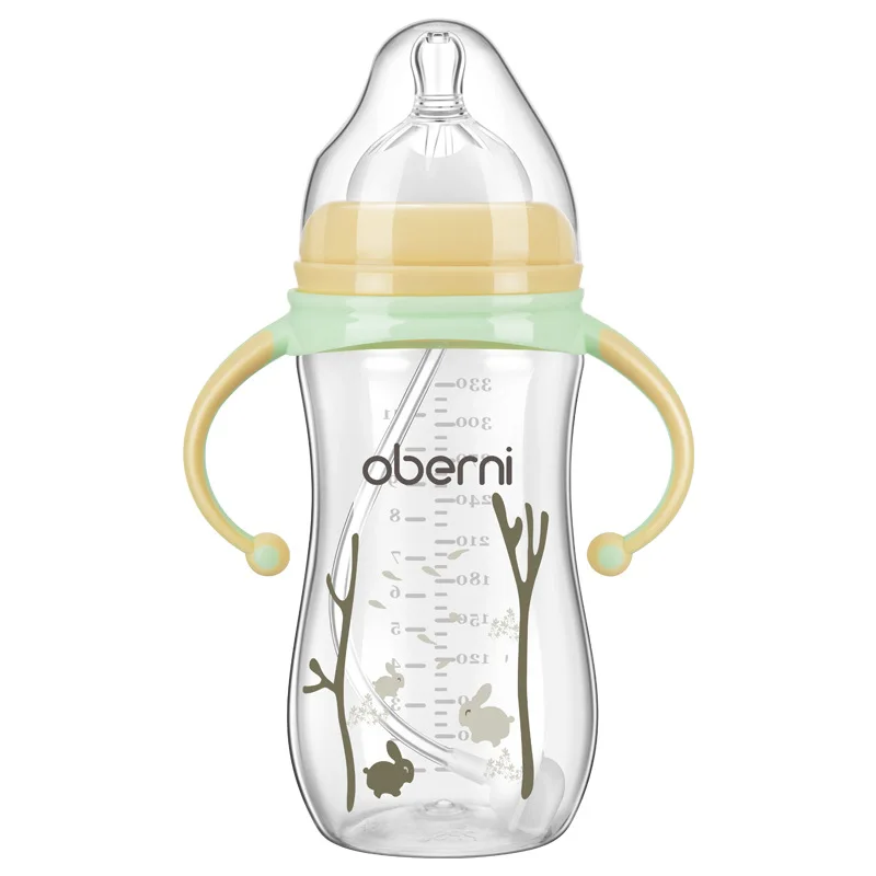 
Newborn fall resistance with handles bpa free milk bottles pp baby feeding bottle 
