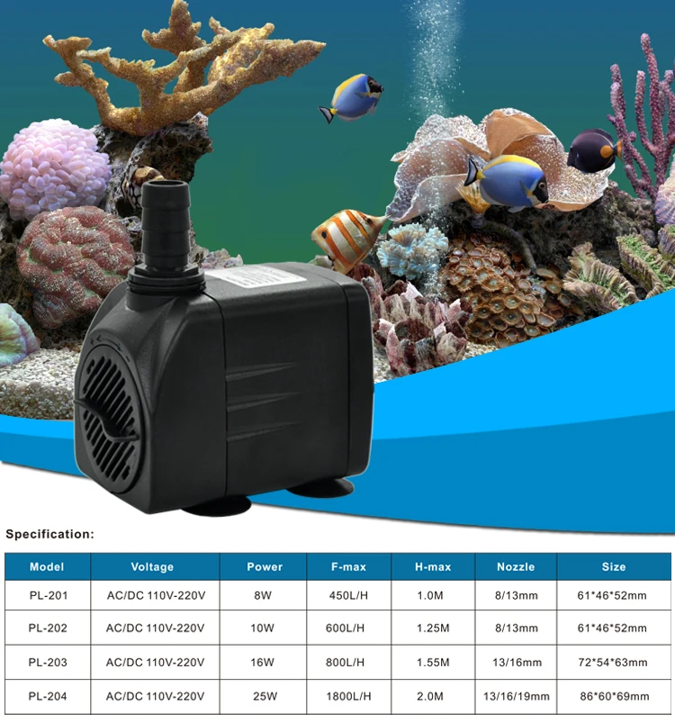 Programmable Control Fountain Pump,Pt 808 Submersible Fountain Pump
