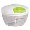 TOPFENG-Magic Manual Spiral Meat Grinder Vegetable Slicer Mini Pull Twist Vegetable Chopper 3 Blades Speedy Easy Pull Handheld