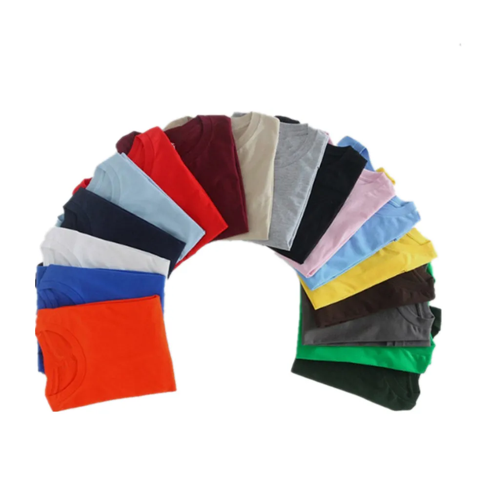 Wholesale T Shirts Cheap T Shirts In Bulk Plain Cotton T Shirts In Bulk Solid Casual Style
