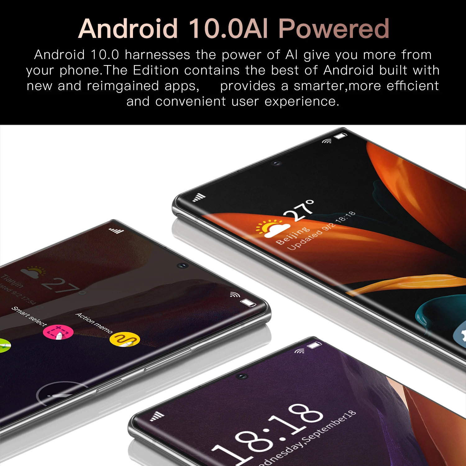 New Note20U+ 12GB+512GB Smartphone 6.9 inch Android 10.0 Telephone