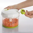 1L 大容量野菜チョッパー内部スクレーパーチョップオニオン涙なし機能キッチンタイプマニュアルタマネギプラスチックチョッパー