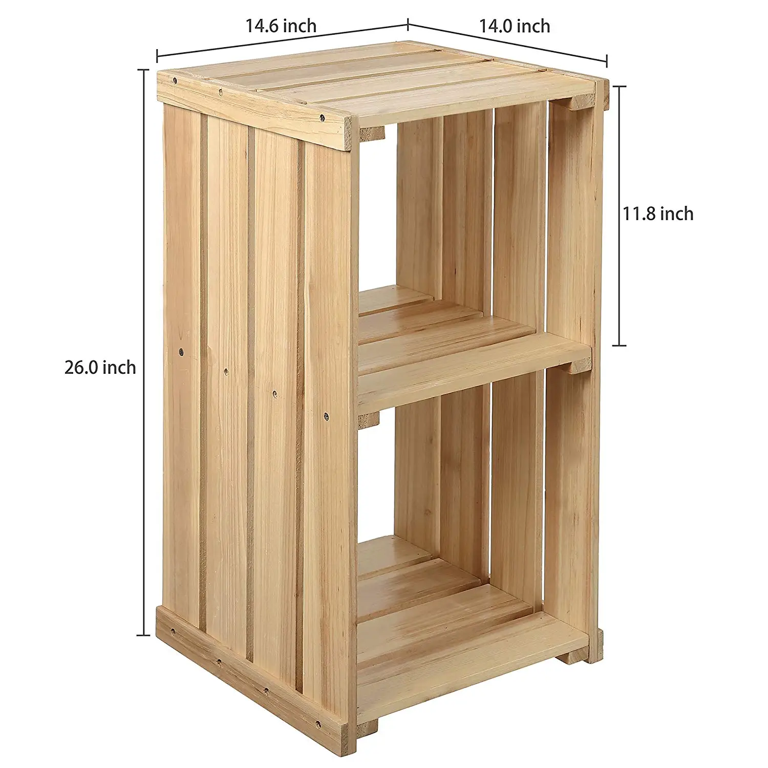 vertical shelving unit