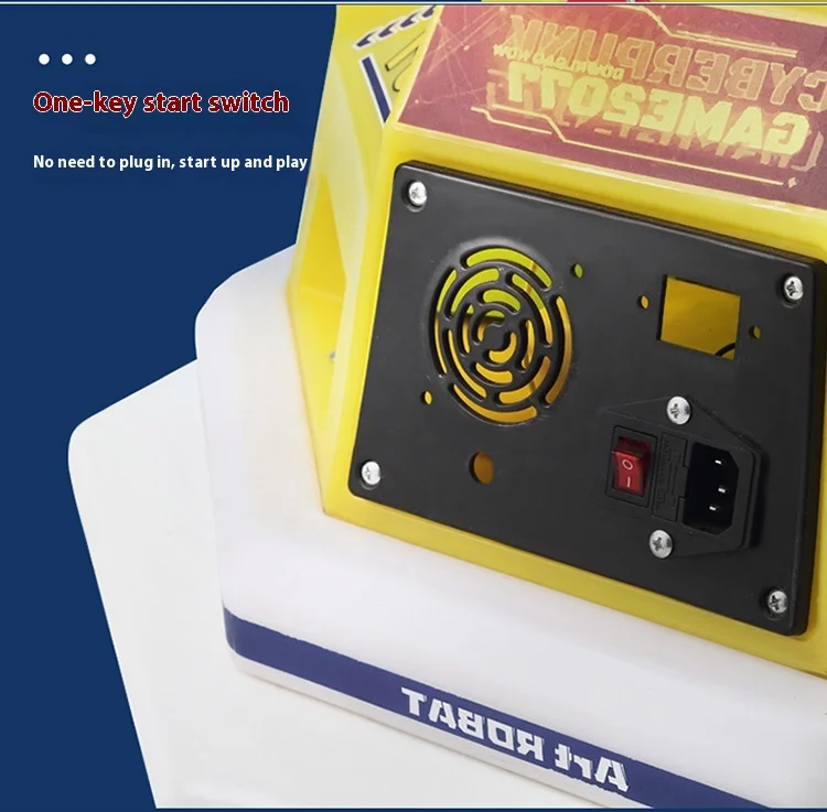 Children's Coin-Operated Gatling Shooting Video Game Machine for Mall Square Entertainment Centers and Game Cities