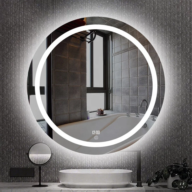 4mm 5mm Tempered Decorative Floor Framed Frameless Led Mirror Glass ...