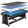 SZX Modern 3 in 1 multi game billiard table 7ft with air hockey and table tennis for adult