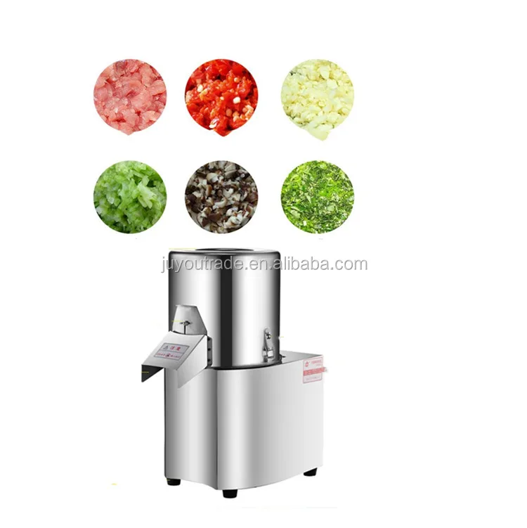 Electric Commercial Vegetable Cutter / Food Chopper / Chili Onion Ginger  Vegetable Cutting Machine