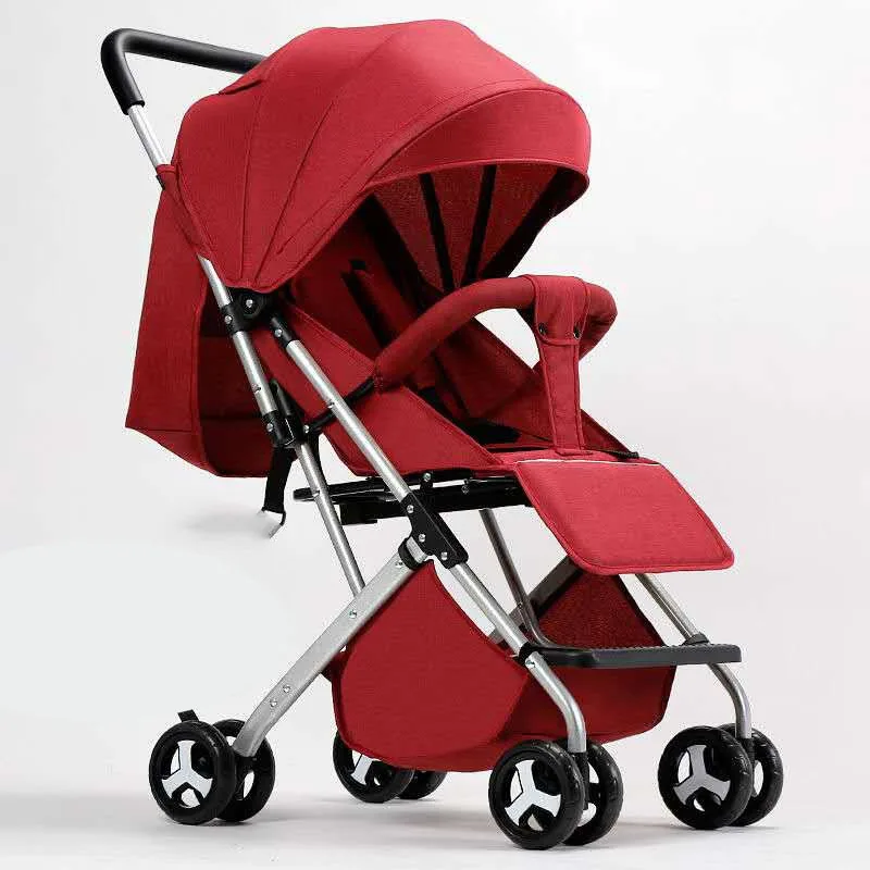 Ultralight,Portable And Easily Folded Child Stroller Baby Stroller Can