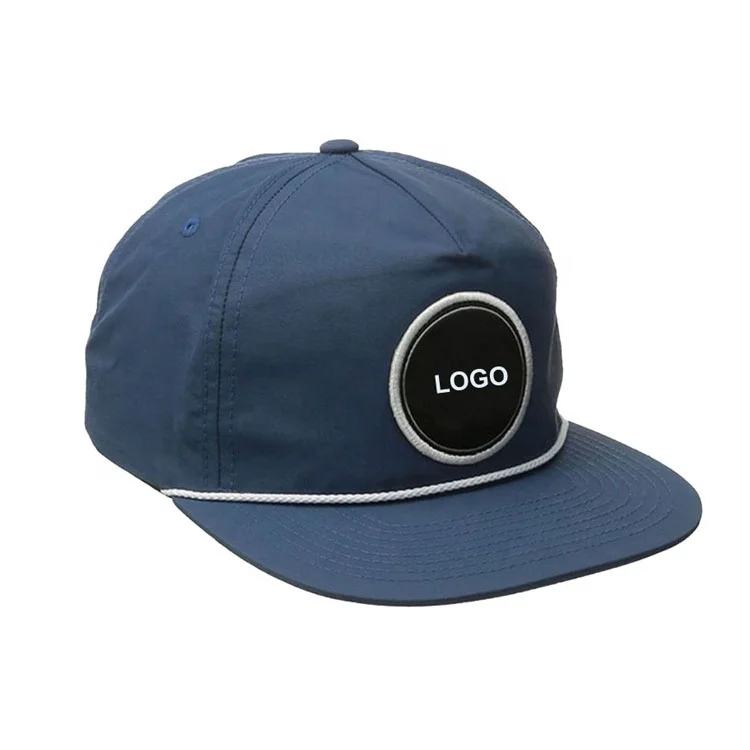 Custom Unstructured 5 Panel Blank Plain Rope Snapback Hat Buy Blank