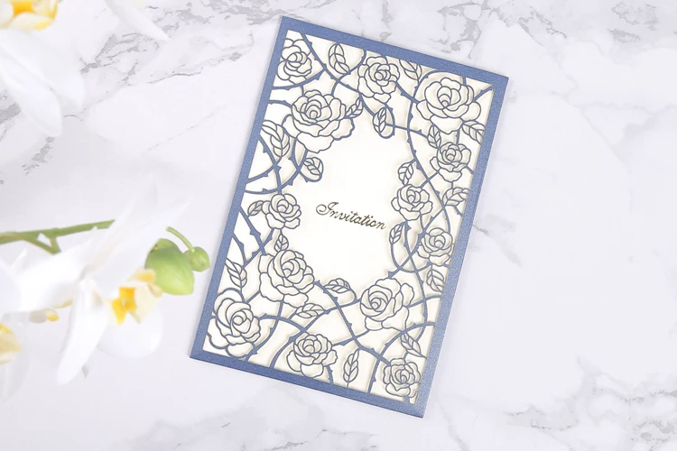 Free wedding cards design,english/bengali elegant blank wedding invitation cards with blank fashion flowers wedding cards