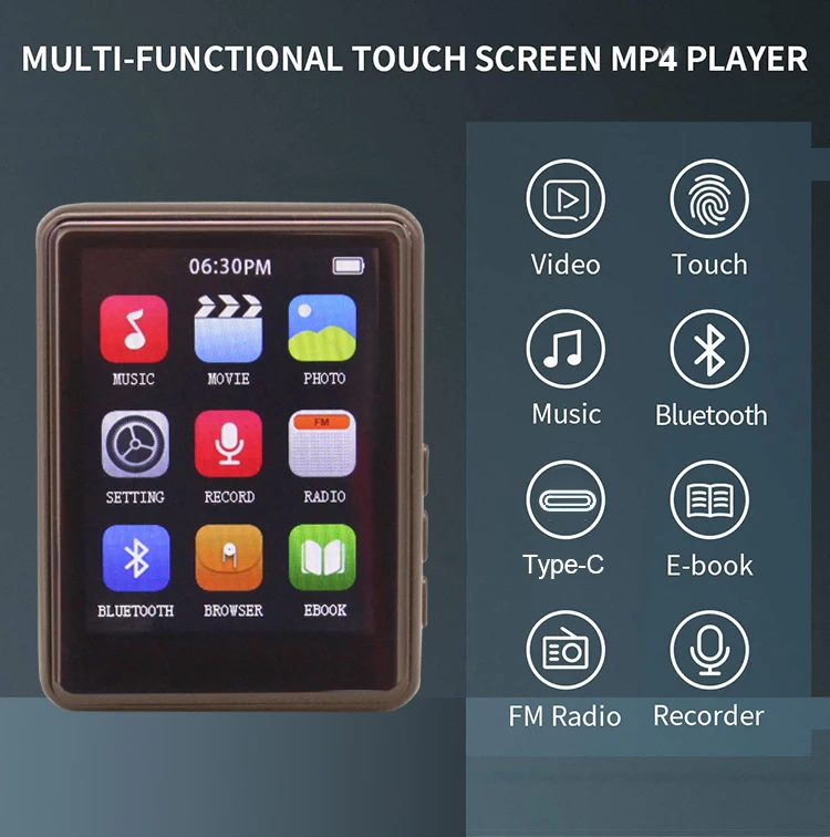 Metal Music Player Hifi Quality Sound Mp4 Player Oem Mp3 Player Buy