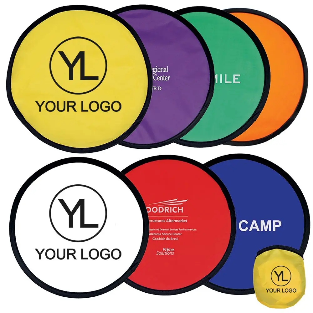 Custom Flying Disc Custom Printed Soft Nylon Flying Disc - Fun & Advertising