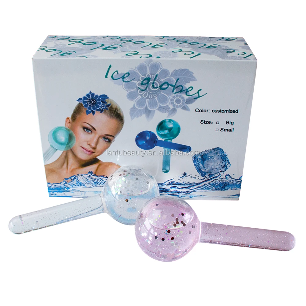 Amazon Hot Sale Biopolymer Gel Ice Custom Face Massage Ice Globes For